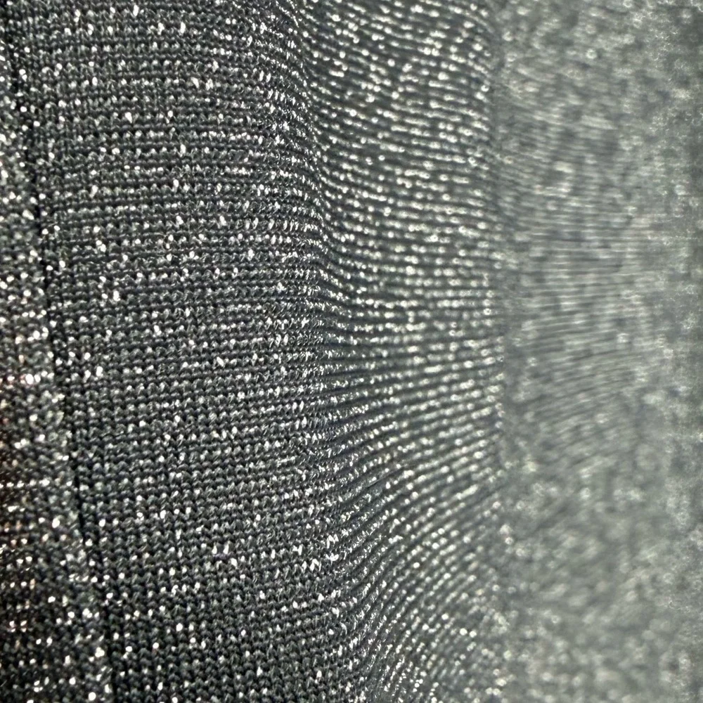 Lazoschmidl Glitter Lurex Metallic Silver Luke Lounge Pants Unisex Size $290 NEW